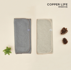[Copper Life] Copper Fabric Newborn Baby Burp Pad _ Electromagnetic Wave Blocking, Anti-static, Deodorizing, Antimicrobial _ Made in KOREA